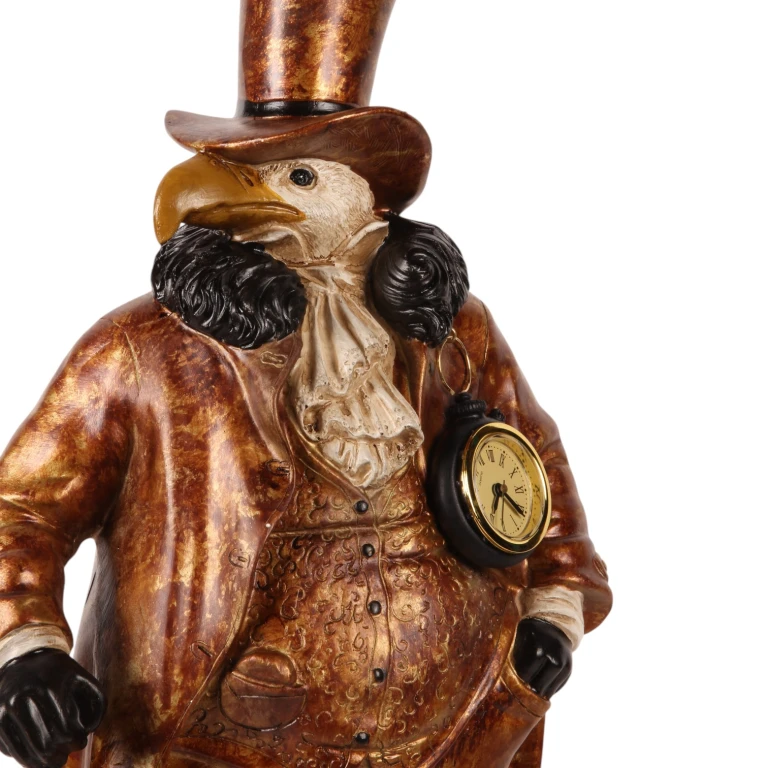 Reloj de mesa Águila - dorado - 58 cm