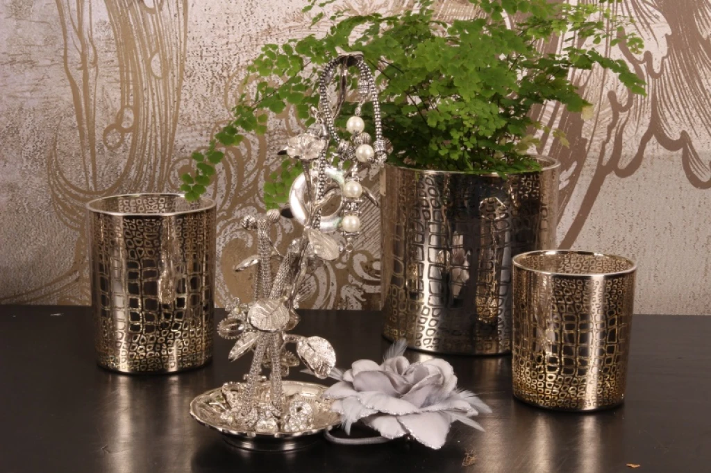 Soporte para joyas - plata - 25 cm