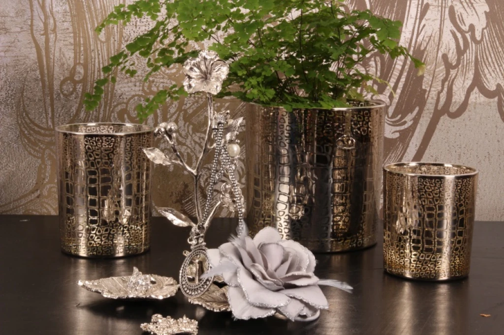 Soporte para joyas - plata - 20 cm