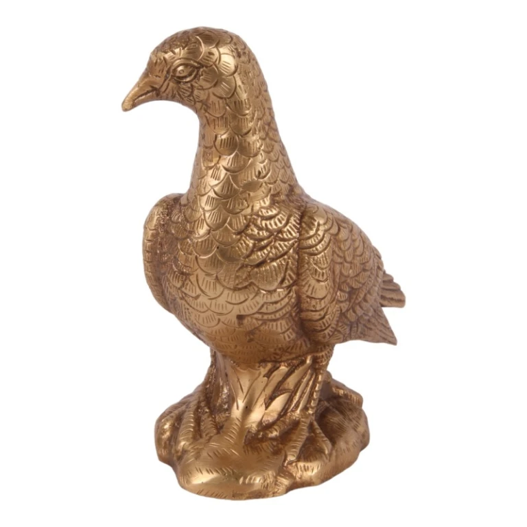 Dove brass - gold - 15 cm