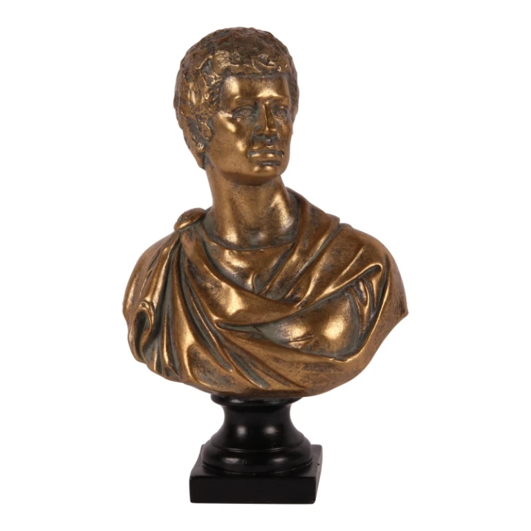 Busto - dorado - 28,5 cm - 1 pieza