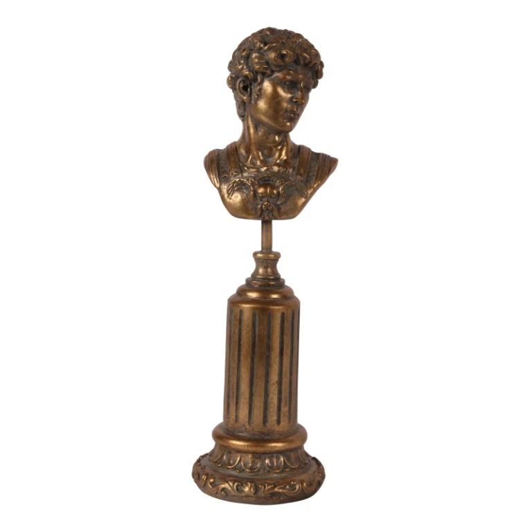 Busto - dorado - 35 cm - 1 pieza