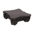 Base decorativa de 21 cm - negro - resina sintética