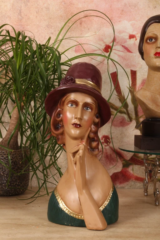 Busto mujer - marrón - 44,5 cm