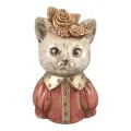 Busto de gato - mixto - 17 cm
