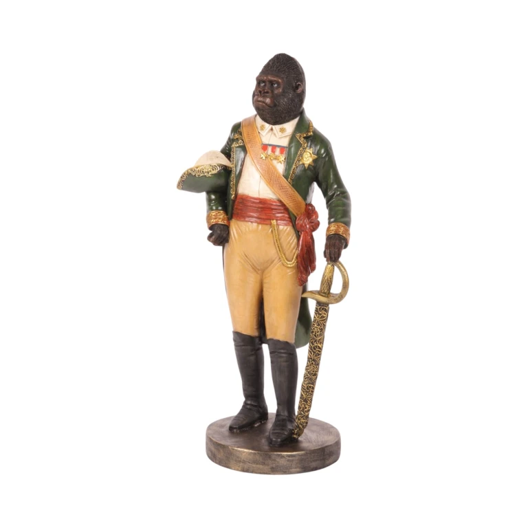 Orangután de pie - verde - 40,5 cm