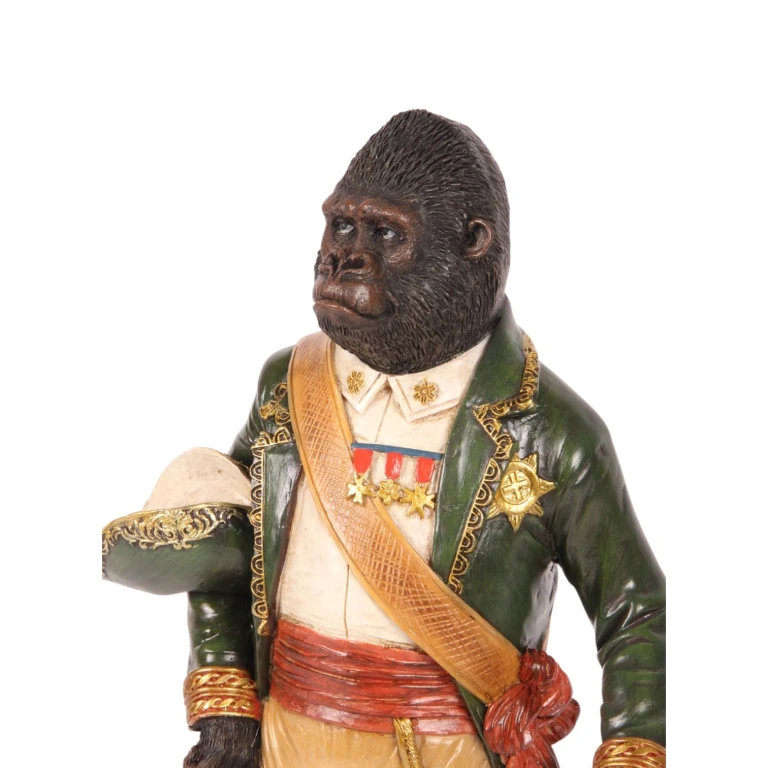 Orangután de pie - verde - 40,5 cm
