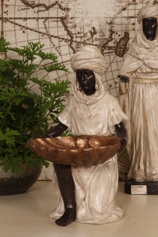 Figura mora – marfil – 36,5 cm – resina artística