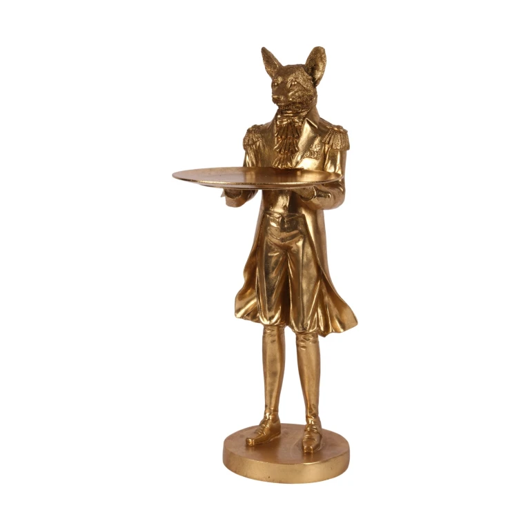 Zorro con bandeja - dorado - 54,5 cm