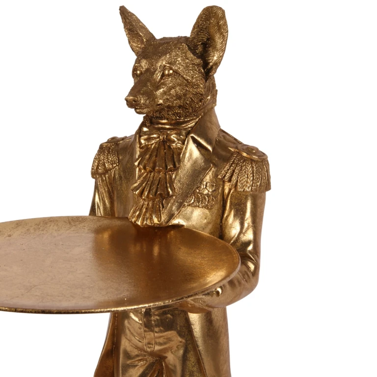 Zorro con bandeja - dorado - 54,5 cm