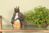 Neushoornbeeldje - multi - 37 cm