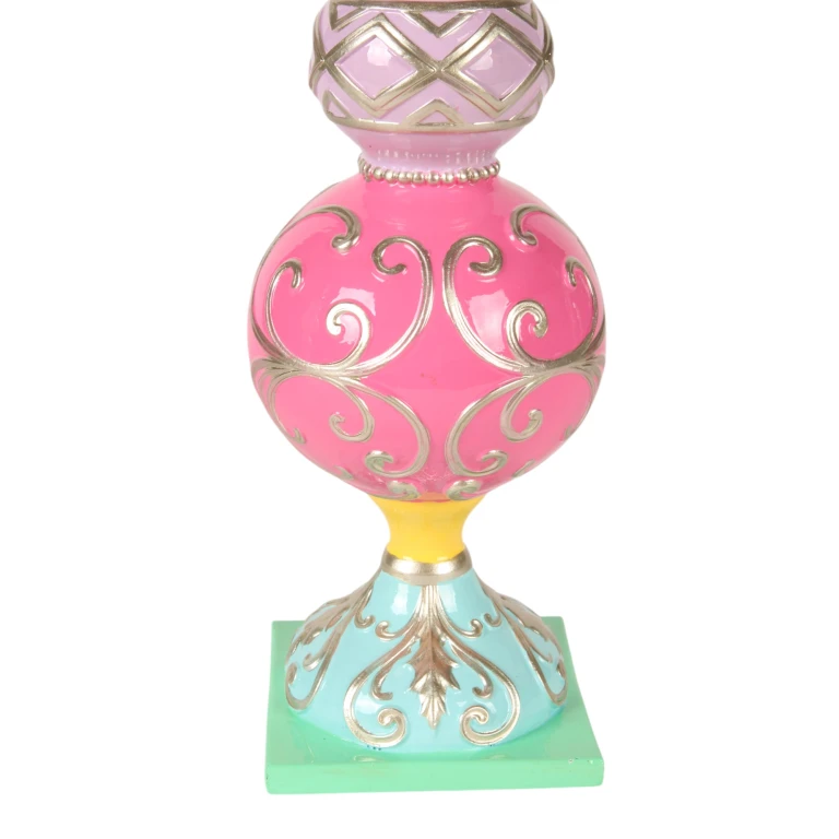 Árbol de Navidad miniatura - rosa - 38,5 cm - resina sintética
