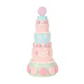 Pastel decorativo - rosa - 33,5 cm - resina artística - 1 pieza