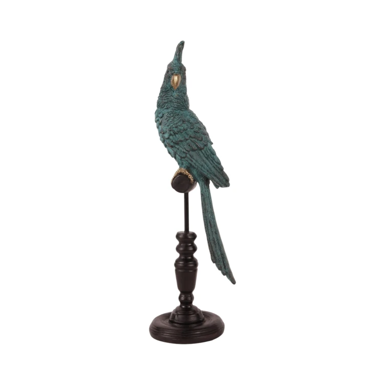 Loro en percha - azul - 35 cm - 1 pieza
