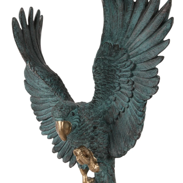 Loro sobre bastón - azul - 52,5 cm