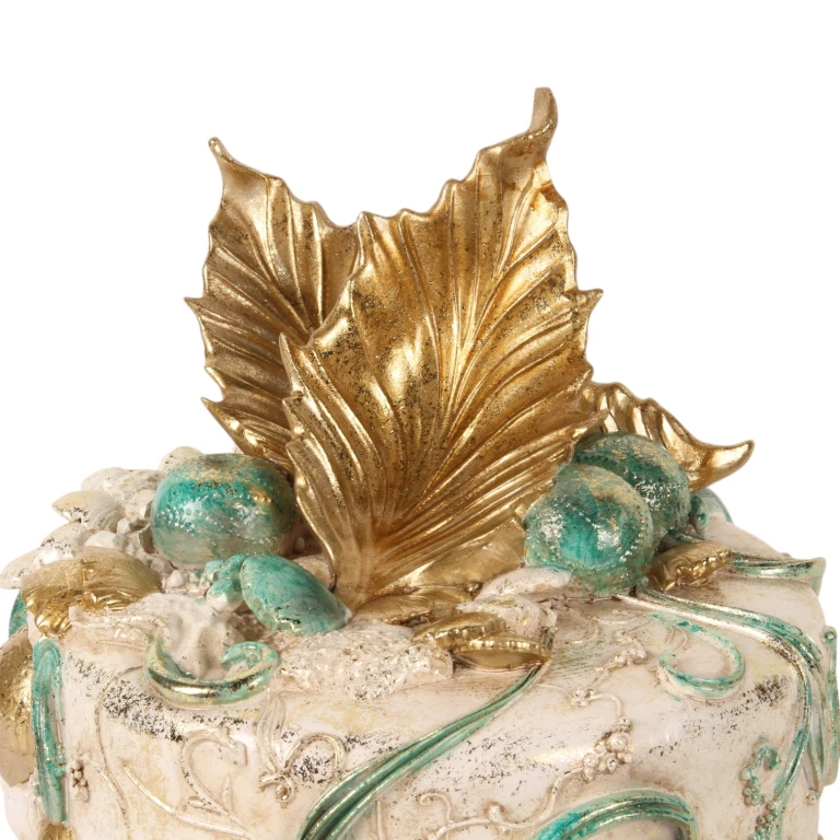 Tarta decorativa - azul - 31 cm - resina sintética