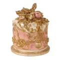 Decoratietaart - roze - 24 cm - kunsthars