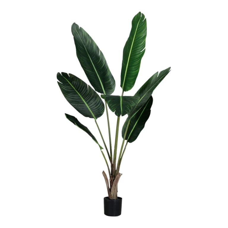 Planta artificial Strelitzia - verde - 135 cm - 1 pieza