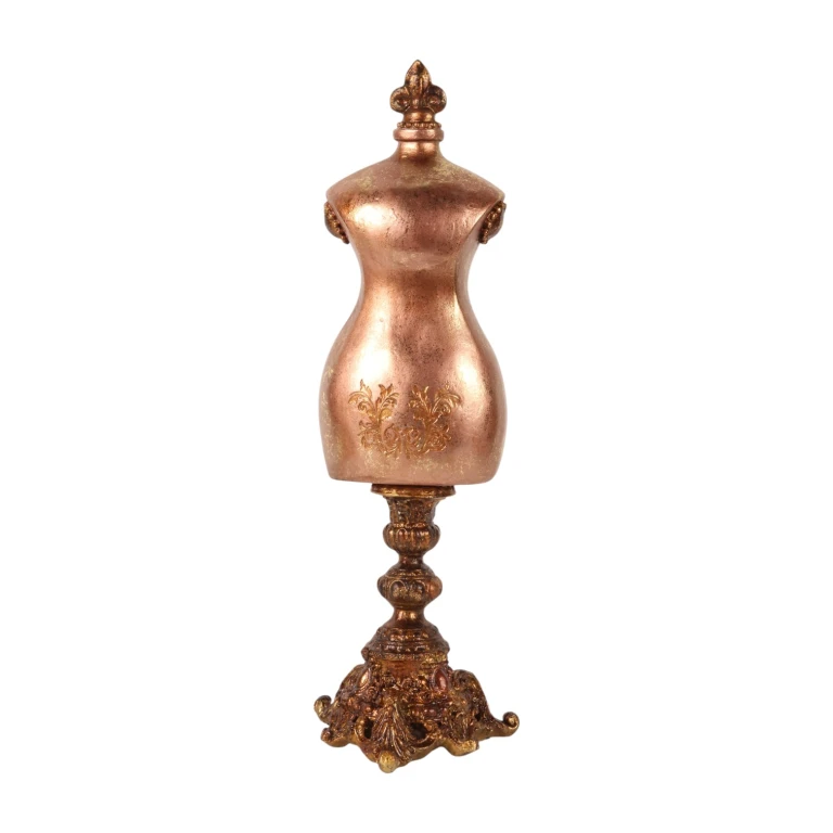 Busto de maniquí torso - dorado - 41 cm - 1 pieza