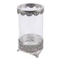 Windlicht Fadida 23,5 cm - Zilver - Koper / Glas