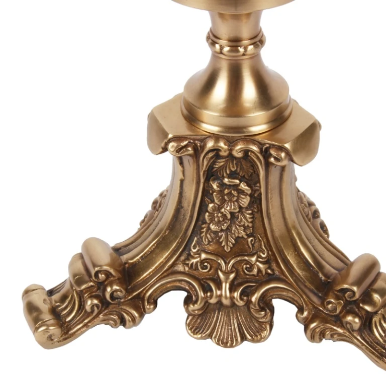 Lámpara de viento Vanna - 57 cm - dorado - latón y vidrio