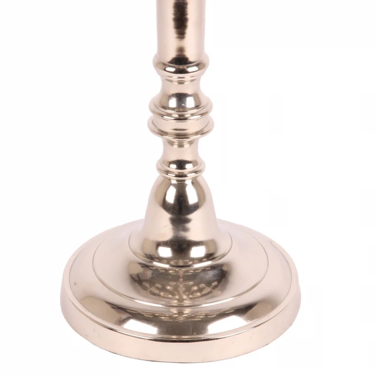 Candelabro - 25 brazos - 100 cm - plateado - aluminio