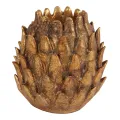 Theelichthouder Artisjok 9 cm - Goud - Resin