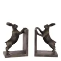 Soporte para libros Conejo - dorado - resina artística - 1 pieza