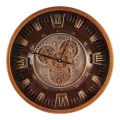 Wandklok Yorkville 46 cm - Goud - Rond - Metaal