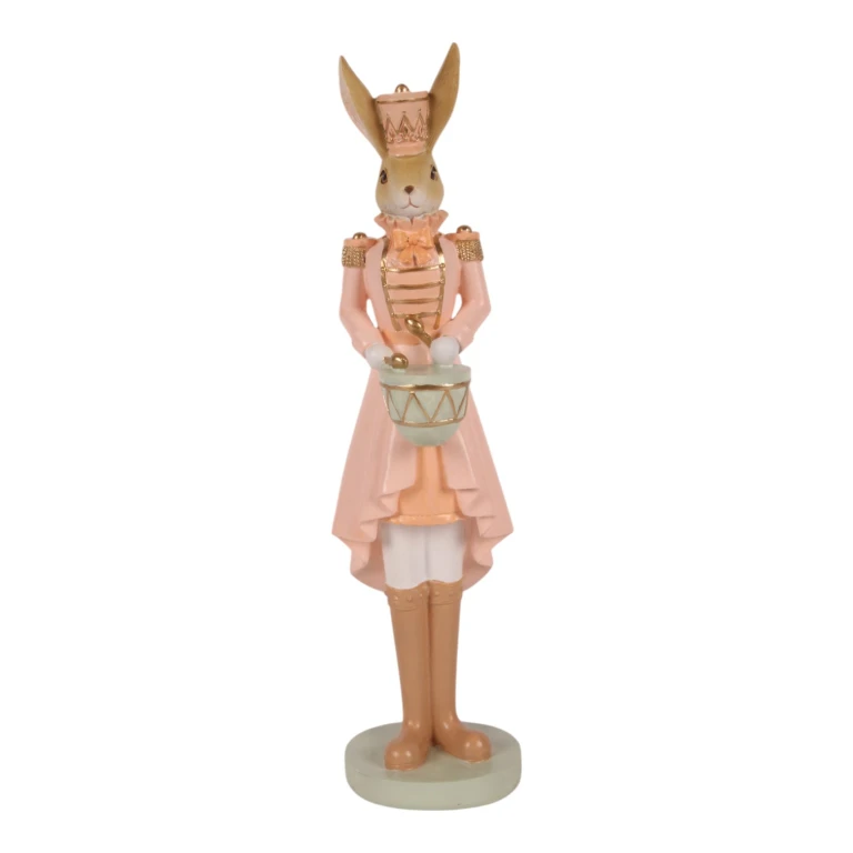 Figurita de conejo - rosa - 31 cm