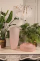 Vaas Ruby L 49 cm - Roze - Glas