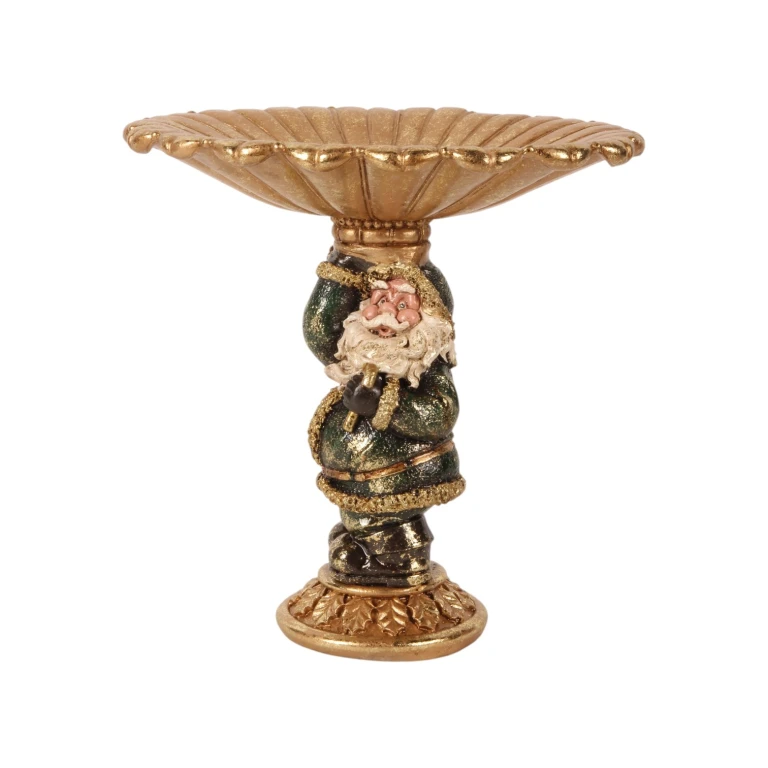 Bandeja decorativa Papá Noel - rojo - 24 cm - 1 pieza