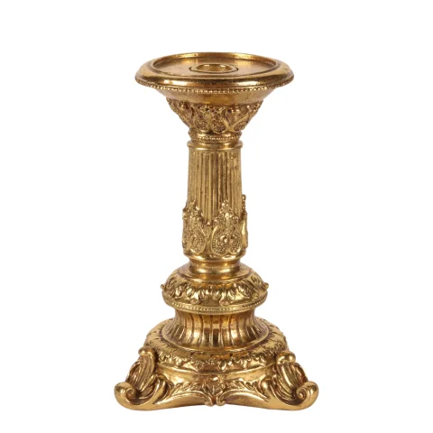 Kandelaar S 23 cm - Goud - Resin