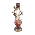 Candelabro Conejo - 30,5 cm - multicolor - resina artística