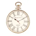 Wandklok - 41 cm - goud - rond - staal & aluminium