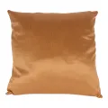 Velvet cushion - orange - 50x50 cm