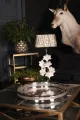 Dienblad met spiegel messing zilver - 60 cm