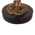 Sierschaal - glas en messing - goud - 54 cm