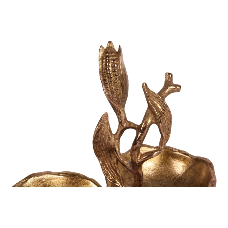 Platos decorativos - dorado - aluminio - juego de 3 piezas - 24 cm