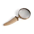Lupa de hueso - latón - color dorado - 19 cm - 1 pieza