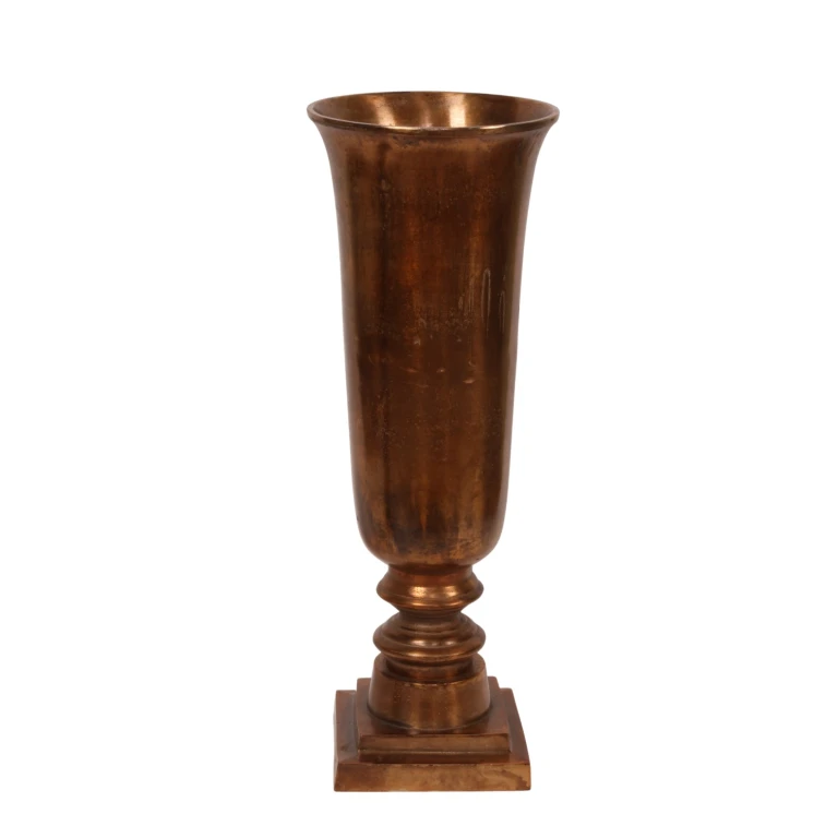 Jarrón - 49 cm - bronce antiguo - aluminio