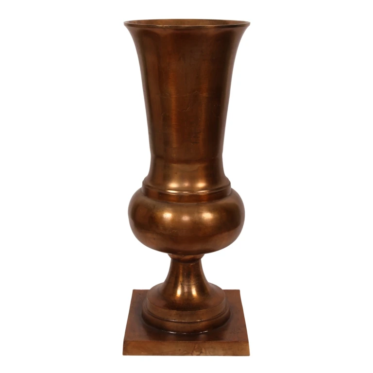 Jarrón - 86 cm - bronce antiguo - aluminio