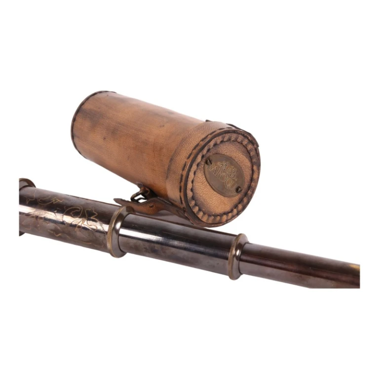 Telescopio - madera y latón - 40 cm