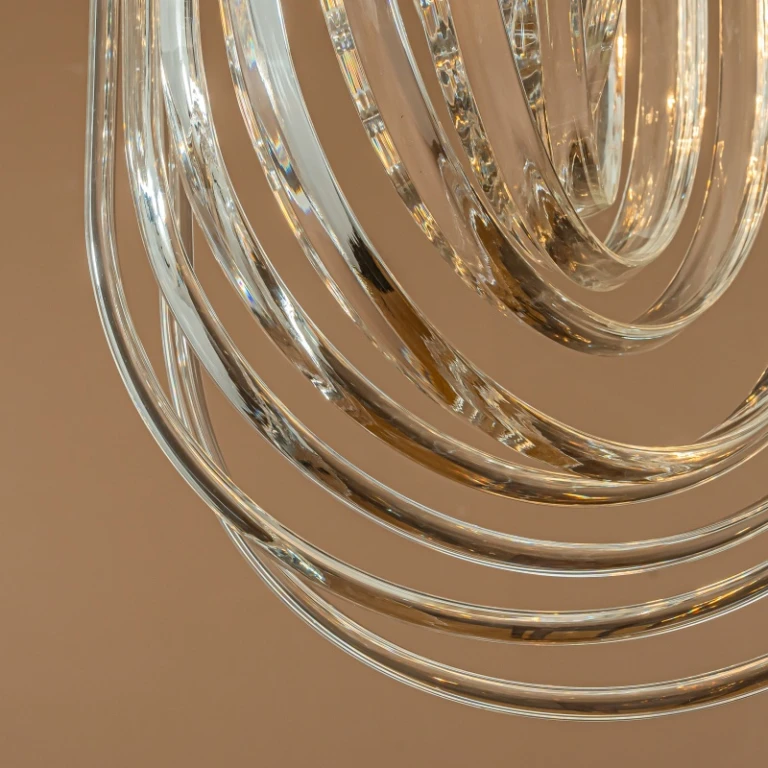 Candelabro estilo holandés Chelsea - 61 cm - dorado - hierro y vidrio