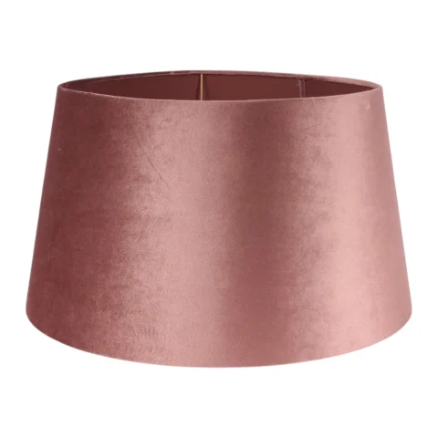 Lampenkap Rond - 50 cm - Roze - Stof