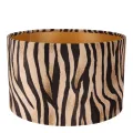 Lampenkap - Zebraprint - 25 cm - Bruin - Stof