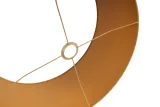Lampenkap - Krokodillenprint - 50 cm - goud - stof