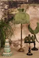 Lampenkap Victorian Dome Crown - 14 cm - Groen - Stof